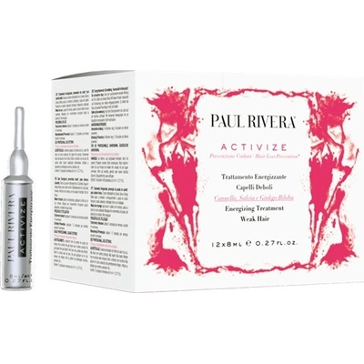 Paul Rivera Activize Енергизиращи ампули против косопад, 12 x 8 ml