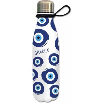 ATP Stylová řecká termoska Evil Eye 500 ml bílá