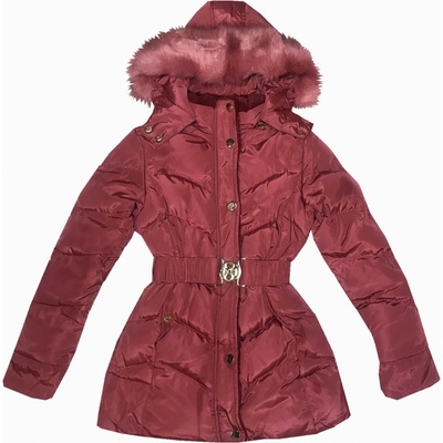 Kugo bunda JK1807 vínová – Zboží Mobilmania