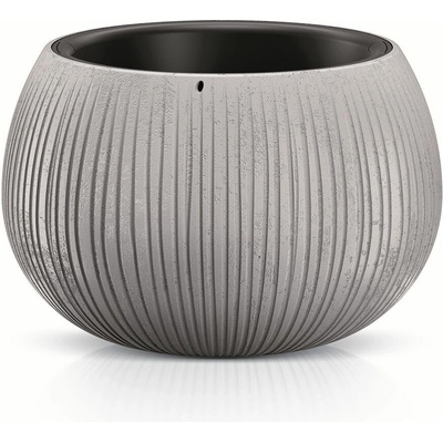Prosperplast DKB240-422U Kvetináč BETON BOWL s vkladom 23,8 cm šedá