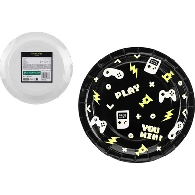 PartyDeco Taniere papierové Gamepad 23 cm