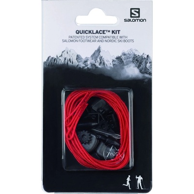Salomon QUICKLACE KIT červené – Zboží Dáma