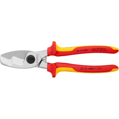 Kabelové nůžky Knipex 95 16 200 do 1000 V (do prům. 20 mm) – Zbozi.Blesk.cz