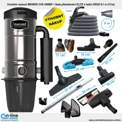 Menred Centrální vysavač MRS-S-18BP – Zboží Mobilmania