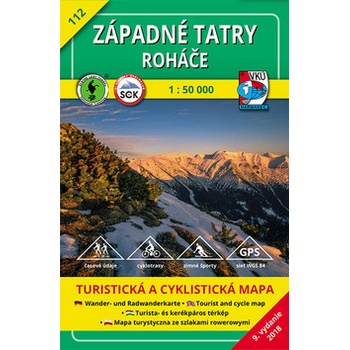 mapa Západné Tatry-Roháče 1:50 t. 9.vydání 2018