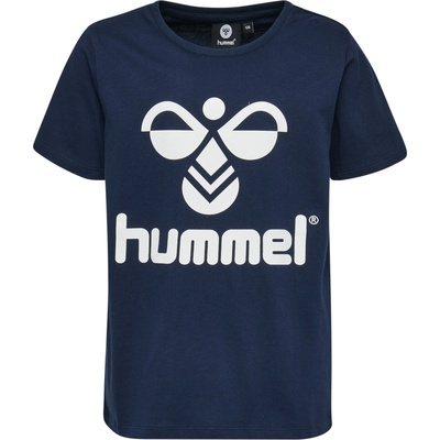 Hummel Тениска 'Tres' синьо, размер 104