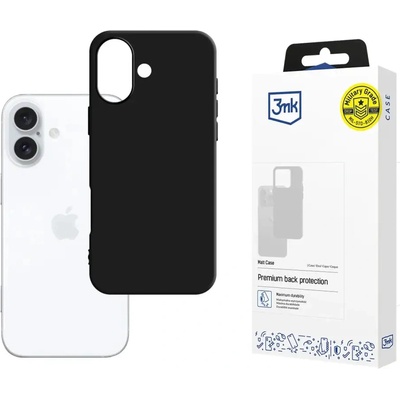 3mk Protection 3mk Matt Case за iPhone 16 Plus - черен (5903108579575)