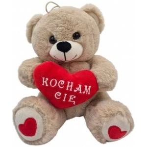 SUN-DAY Teddy Bear I Love You 20cm MIX