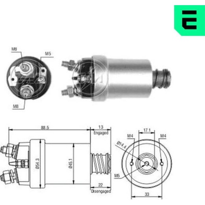 Spínač startéru ZM - Ducellier 682244