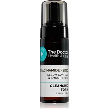 The Doctor Health & Care Niacinamide + Zinc Sebum Control & Smooth Tone почистваща пяна с матиращ ефект 150ml