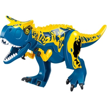 KOPF MEGA Jurský park dinosaurus Carnotaurus modrý 28cm