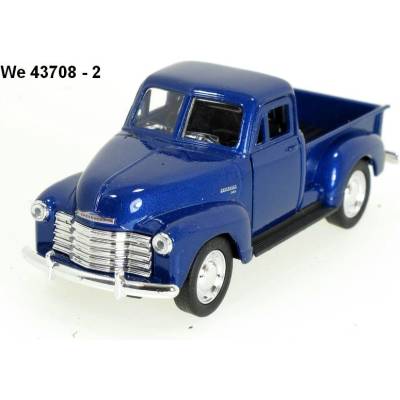 Welly Chevrolet 3100 Pickup 1953 modré code 43708 modely aut 1:34