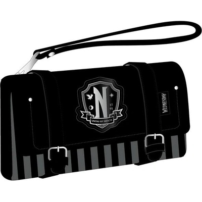 Netflix Wednesday Nevermore Academy listová kabelka