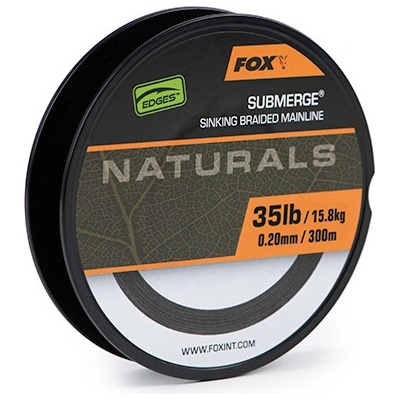 Fox Pletená Šňůra Naturals Submerge Braid 600m 0,30mm 24,9kg