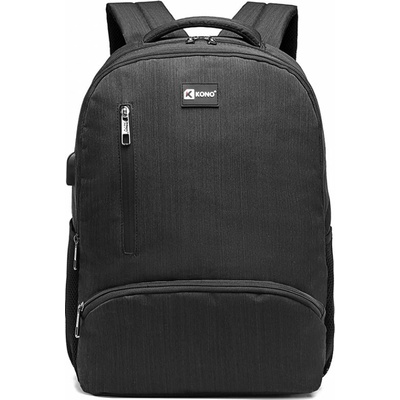 Kono Luno s USB portem černý 18 l