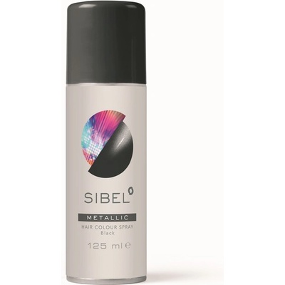 Sibel Metal Hair Colour Spray 125 ml боя Black