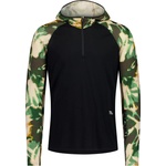 Mons Royale Мъжко мериносово термобельо Mons Royale Temple Merino Long Sleeve Hood Merino longsleeve - Bush Camo / Black - размер XXL (015-2333-0415)
