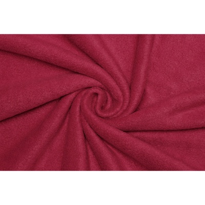 Polar fleece | Antipeeling - Purpurově červený