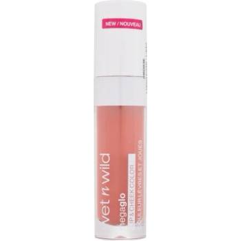 wet n wild MegaGlo Lip & Cheek Color течно кремообразно червило и руж 6.5 ml нюанс Rosy Romance