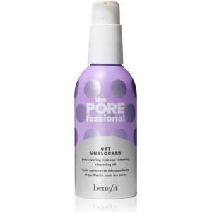 Benefit Cosmetics The POREfessional Get Unblocked почистващо и премахващо грима масло за изглаждане на кожата и минимизиране на порите 147ml