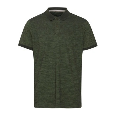 BLEND Тениска с яка и копчета 20715186 Зелен Regular Fit (20715186)