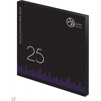 Audio Anatomy INNER SLEEVES 12″ Provedení: Black 25 – Zboží Mobilmania