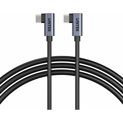 Unitek C14147ABK01-0.5M USB C 90°/90° PD 100W M/M 1m