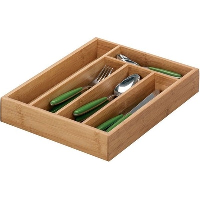 Zeller Present Bambusový organizér, příborník s 5 přepážkami ZELLER 34 x 26 cm