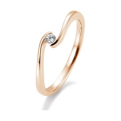 Sofia Diam prsten z růžového zlata s diamantem BE41 85939 R