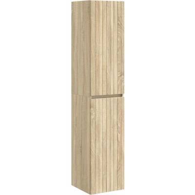 vidaXL Стенно Баня Кабинет Дъб сонома 33 x 34, 5 x 160 см (890644)