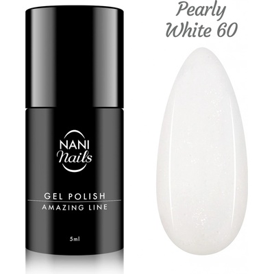 NANI Gel lak Amazing line Pearly White 5 ml – Sleviste.cz