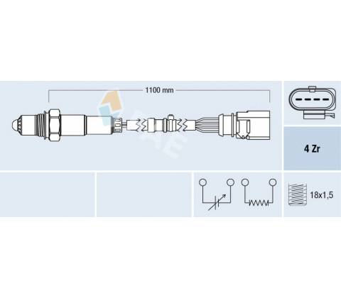 Lambda sonda FAE 77702