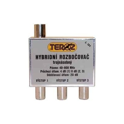 TEROZ Rozbočovač 4x hybridní širokopásmový 106
