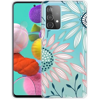 Forcell Силиконов Калъф за Samsung A52, Printing Chrysanthemum Case, Цветен (5901012328726)