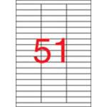 APLI Етикет, универсален, 70x16, 9 mm, APLI, 5100 етикета/пакет 01294 (01294)