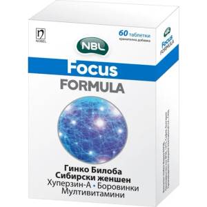 Nobel NBL Focus Formula, 60 таблетки, Nobel