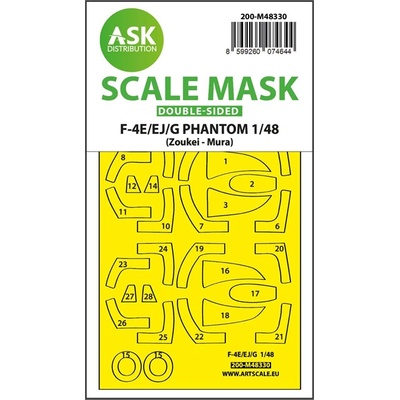 Zoukei-Mura Art Scale F-4E/EJ/G Phantom double-sided fit and self adhesive express mask for 1:48