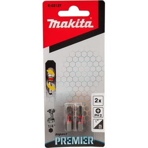 Makita Impact Premier PH2 25mm E-03137