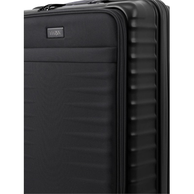 Titan Пътен куфар Titan Upgrade S23 Front pocket Nightshade black Titan | Cheren | МЪЖЕ | UNI