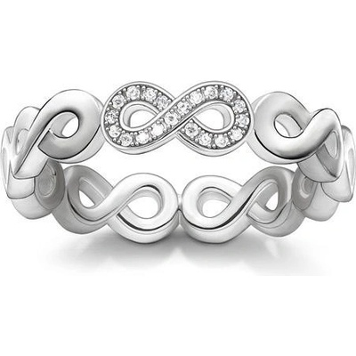 Thomas Sabo Infinity D TR0003 725 14 Nekonečno s bílými diamanty