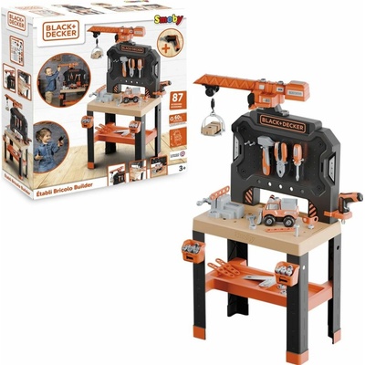 Smoby B&D veľká pracovná dielňa so žeriavom