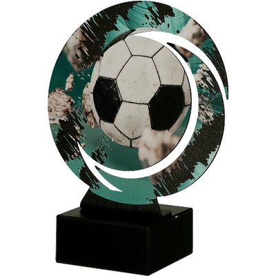 Designová kovová trofej Fotbal Výška: 22 cm