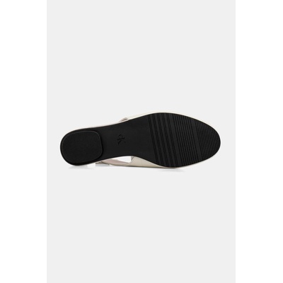 Кожени балеринки Calvin Klein BALLERINA SLING BACK LTH (HW0HW02655)