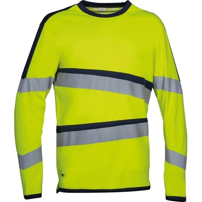 Cofra Reflexní pracovní tričko ELDORET Žlutá S – Zboží Dáma