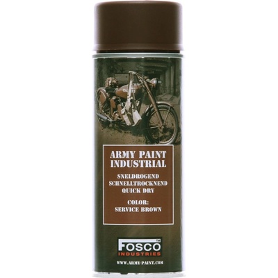 FOSCO Barva ARMY ve spreji 400 ml SERVICE BROWN