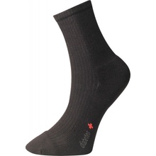 Ovecha ponožky s jemným zovretím lemu s mikroplyšom v päte a špičke tmavo šedá