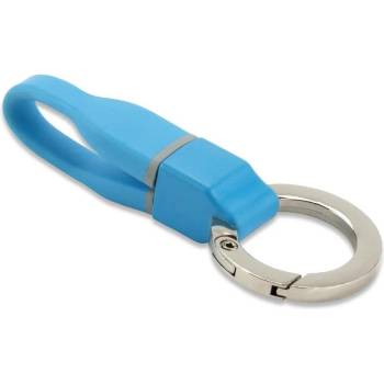 4smarts USB Кабел Ключодържател (къс), 4SMARTS micro-USB Keyring 0.1m, Син (4S468760)