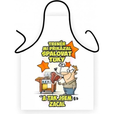 Zástěra trenér mi přikázal