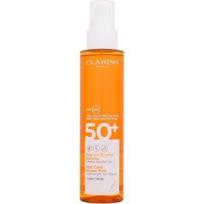 Clarins Sun Care Water Mist SPF50 hydratační a ochranný fluid ve spreji 150 ml