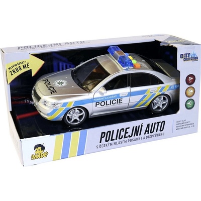MaDe Policajné auto s českým hlasom na zotrvačník 24 cm
